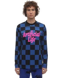 Alife Artifical Life Football Kit Ls T-shirt - Blue