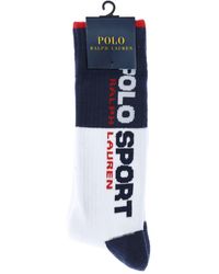 Polo Ralph Lauren Polo Sport Multicolour Cotton Socks - Blue