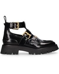 Alexander Wang - Carter Lug Patent Leather Ankle Boots - Lyst