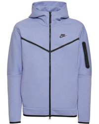 Nike Hoodie Aus Technofleece Mit Reissverschluss - Blau