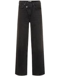 Agolde - Criss Cross Cotton Straight Jeans - Lyst