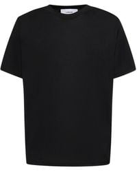 Lardini - T-shirt en soie et coton - Lyst