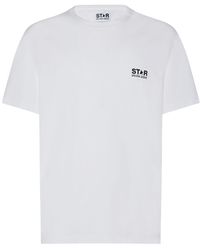 Golden Goose - Camiseta de algodón con logo - Lyst