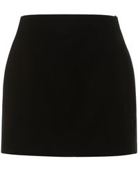 Wardrobe NYC - Viscose Blend Velvet Mini Skirt - Lyst