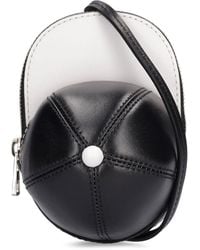 JW Anderson - Small Leather Baseball Cap Bag - Lyst
