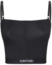 Tom Ford - Tank Top Cropped In Techno - Lyst