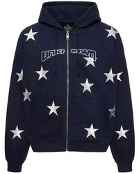 Unknown - All Over Star Zip Hoodie - Lyst