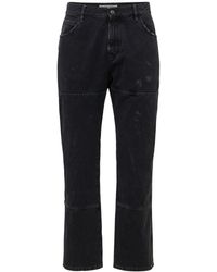 Herren Bekleidung Jeans Jeans mit Gerader Passform HTC 21cm Jeans Aus Baumwolldenim in Schwarz für Herren 