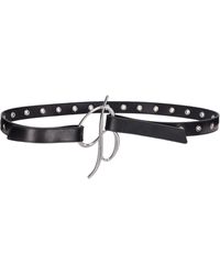 Blumarine - Logo Leather Belt - Lyst