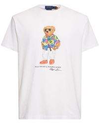 Polo Ralph Lauren - T-shirt riviera club beach bear - Lyst