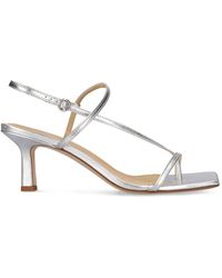 Aeyde - 65mm Elise Laminated Leather Sandals - Lyst