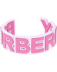 Burberry - Logo Cuff Bracelet - Lyst