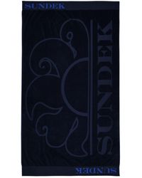 Sundek - Logo Jacquard Cotton Terry Beach Towel - Lyst
