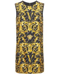 versace style print dress