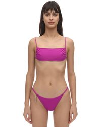 Stella McCartney Топ Бикини - Пурпурный