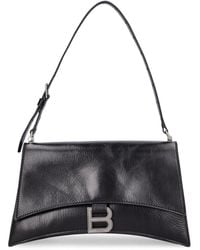 Balenciaga - Small Crush Sling Leather Shoulder Bag - Lyst