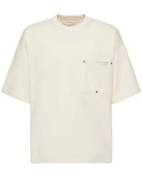 Bottega Veneta - T-shirt en jersey de coton épais - Lyst