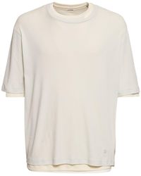 Jil Sander - Layered Cotton T-shirts & Tank Top - Lyst