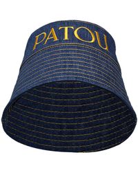 Patou - Logo Denim Bucket Hat - Lyst