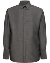 Ferragamo - Silk Blend Fluid Shirt - Lyst
