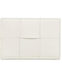 Bottega Veneta - Intreccio Nappa Leather Card Holder - Lyst