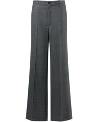 Balenciaga - Tailored Wool Regular Fit Pants - Lyst
