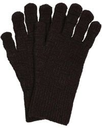 Bottega Veneta Handschuhe Aus Wollmischung - Schwarz