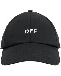 Off-White c/o Virgil Abloh - Off Stamp Cotton Drill Baseball Cap - Lyst
