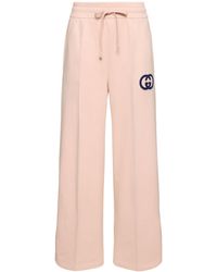 Gucci - Light Felted Cotton Jersey joggers - Lyst