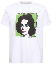 Comme des Garçons - T-shirt Aus Baumwolle "andy Warhol" - Lyst