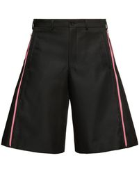 Comme des Garçons - Polyester Gabardine Shorts - Lyst
