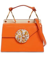 Danse Lente Patent Phoebe Bis Bag - Orange