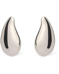 Courreges - Drop Metal Clip Earrings - Lyst