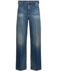 Victoria Beckham - Jeans rectos lavados - Lyst