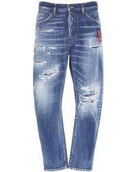 DSquared² - Bro Cotton Denim Jeans - Lyst