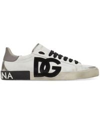 Dolce & Gabbana - Sneakers Aus Leder "new Portofino Dg" - Lyst