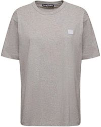 Acne Studios - T-shirt en jersey de coton à manches courtes - Lyst