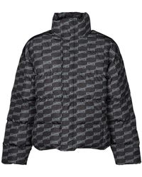 Balenciaga - Printed Tech Puffer Jacket - Lyst