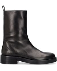 Courreges - Rider Leather Tall Boots - Lyst