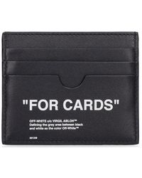 Off-White c/o Virgil Abloh - Leather Card Holder - Lyst