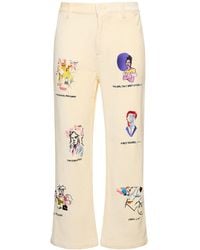 Kidsuper - Kidsuper Museum Embroidered Pants - Lyst