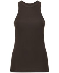 TOTEME - Damen Tanktop Aus Jersey Mit Druck - Lyst