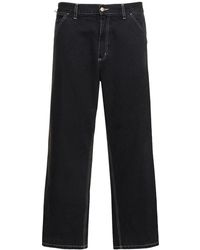 Carhartt - Simple Stonewashed Cotton Pants - Lyst