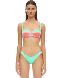 Reina Olga Bikini Aus Samt "brigitte" - Grün