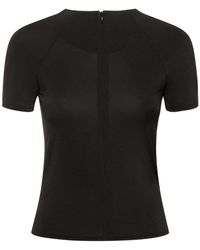 16Arlington - Vanden Jersey Short Sleeve Zip Top - Lyst