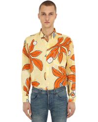 Jacquemus La Chemise Simon Cotton Shirt - Orange