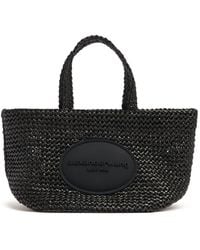 Alexander Wang - Donna Small Punch Raffia Effect Tote Bag - Lyst