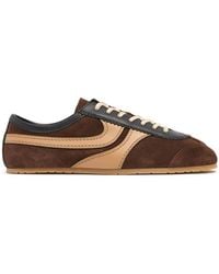 Dries Van Noten - Suede Low Top Sneakers - Lyst