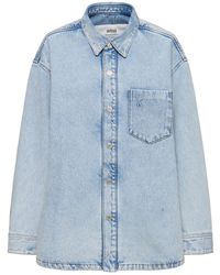 Ami Paris - Oversized Adc Cotton Denim Shirt - Lyst