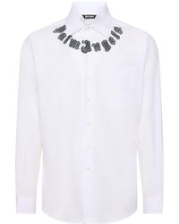 Palm Angels - Camisa de algodón con logo - Lyst